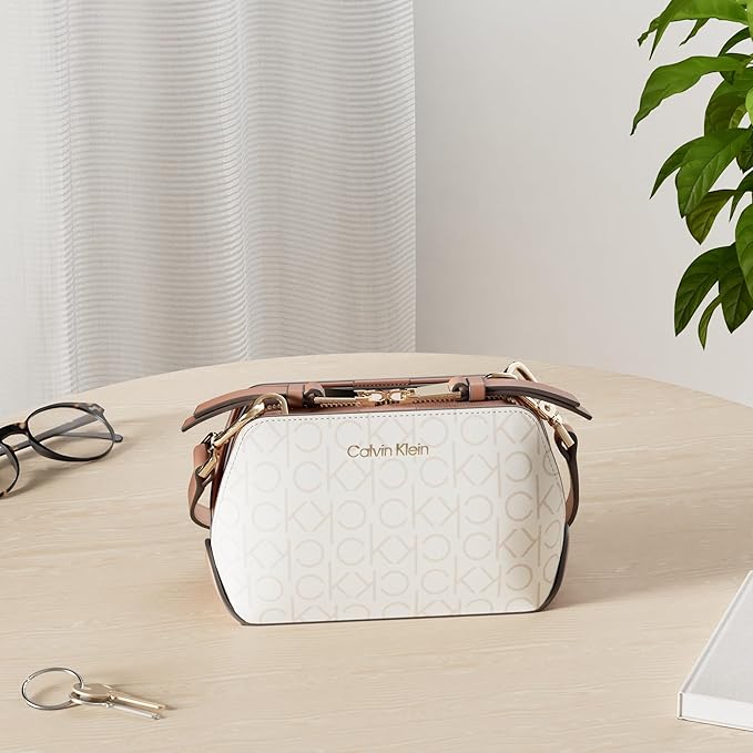 Calvin Klein Women’s Lucy Triple Compartment Crossbody Bag