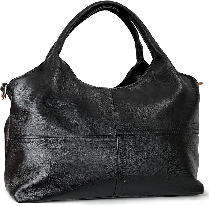 KOGTLA Vegan Leather Purses for Women with Detachable Satchel Strap, Ladies Handbags, Tote Hobo Bags with Top Handle